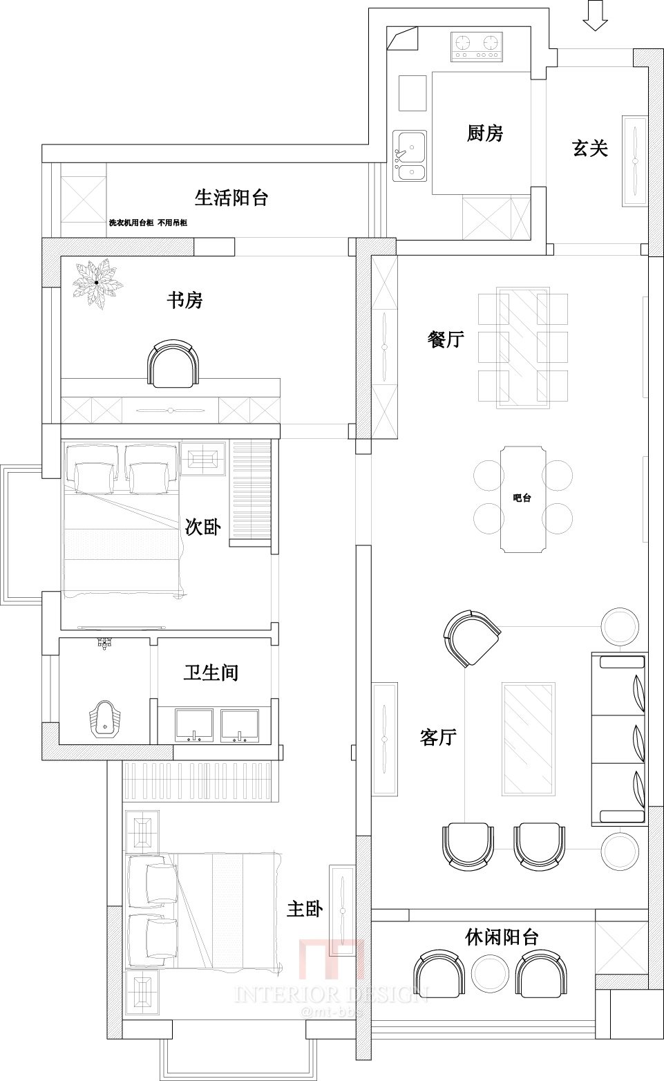 谁能帮我看看  平面布局怎么合理_平面布局1.jpg