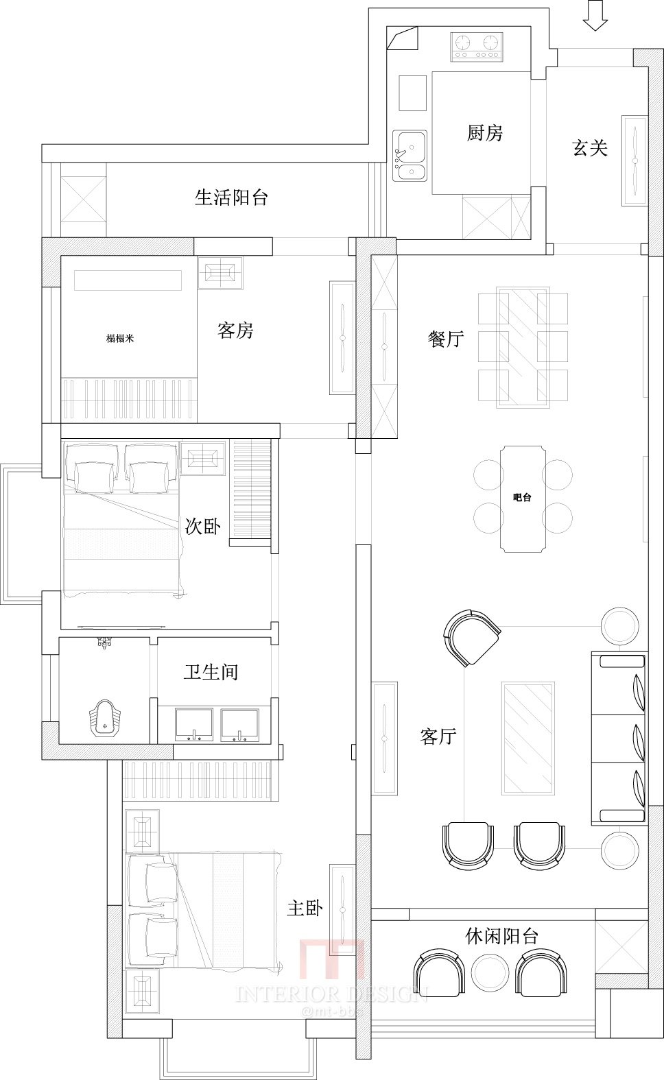 谁能帮我看看  平面布局怎么合理_平面布局2.jpg