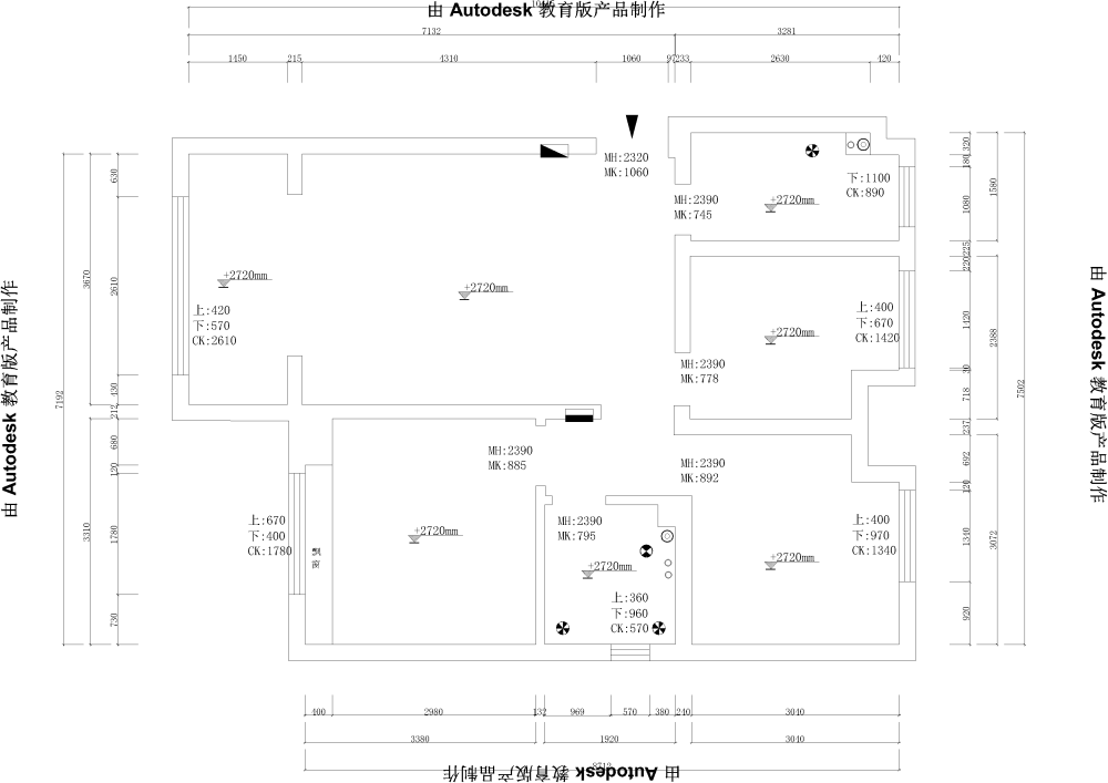 两室，有一个小书房，求布局和效果图_社会山53-1904.png