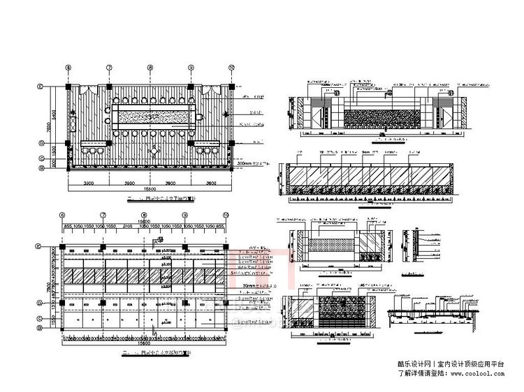 129套室内CAD施工图 节点大样图详图(优化版)-序赞网