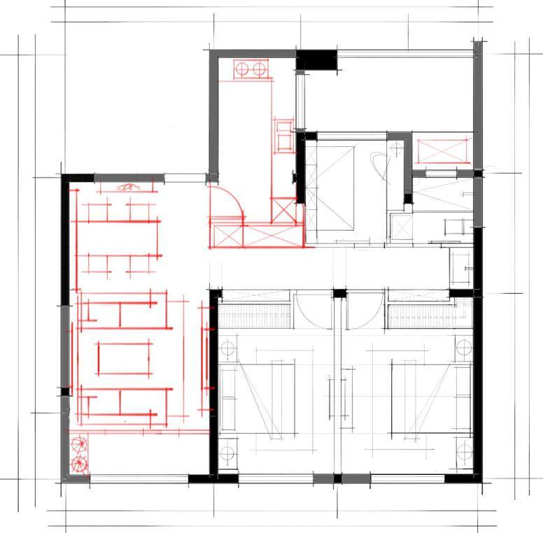 100㎡住宅平面优化方案_方案01.jpg