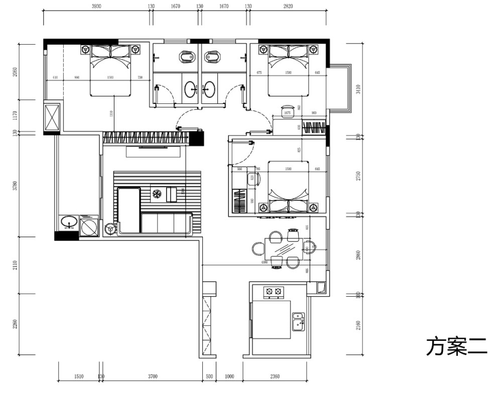 一个户型，求大神给点意见与建议_3.jpg