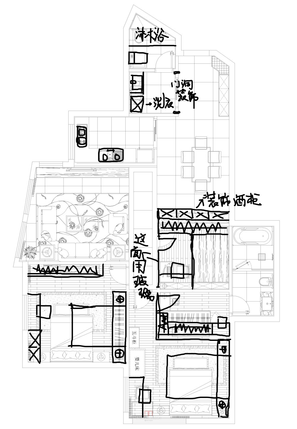 平面布置图请大神们指点不足_141027p4z7osq6qzxkqhz9.jpg