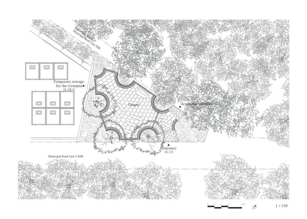 狭山森林教堂 （日本琦玉县）_Sayama_Chapel_floor_plan_1_150_EN.jpg