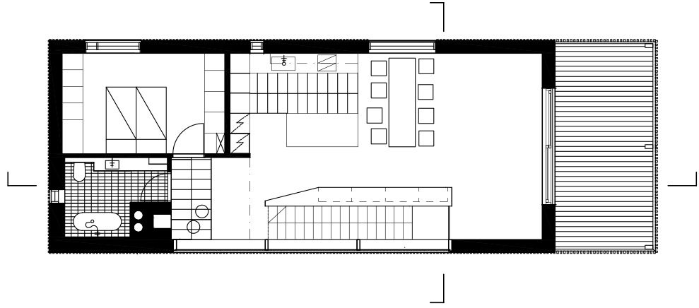 空间倒置，芬兰建筑师自宅_2-first_floor-副本.jpg