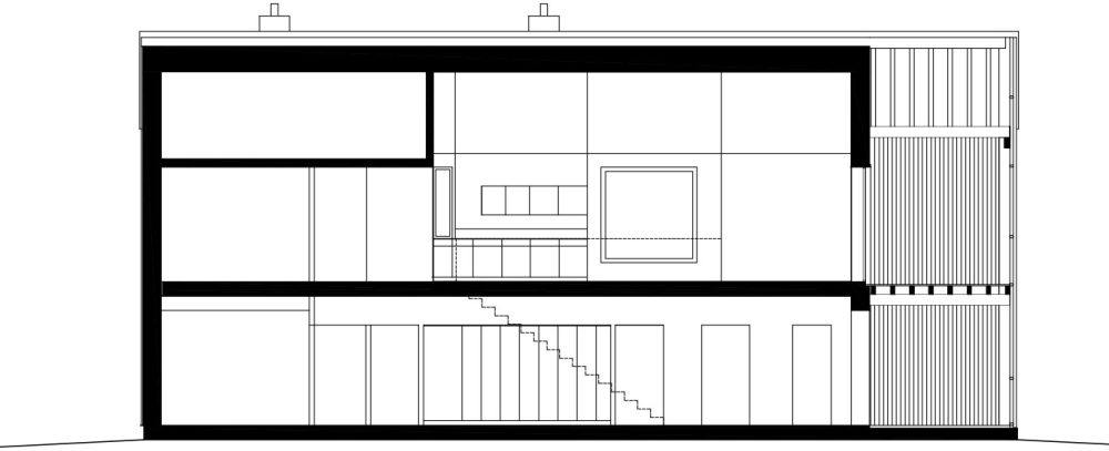 空间倒置，芬兰建筑师自宅_3-section_A-副本.jpg