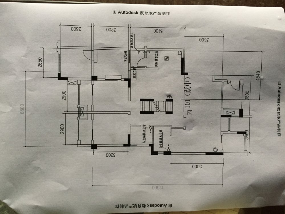 三层洋房结构设计求大神指导_入户层
