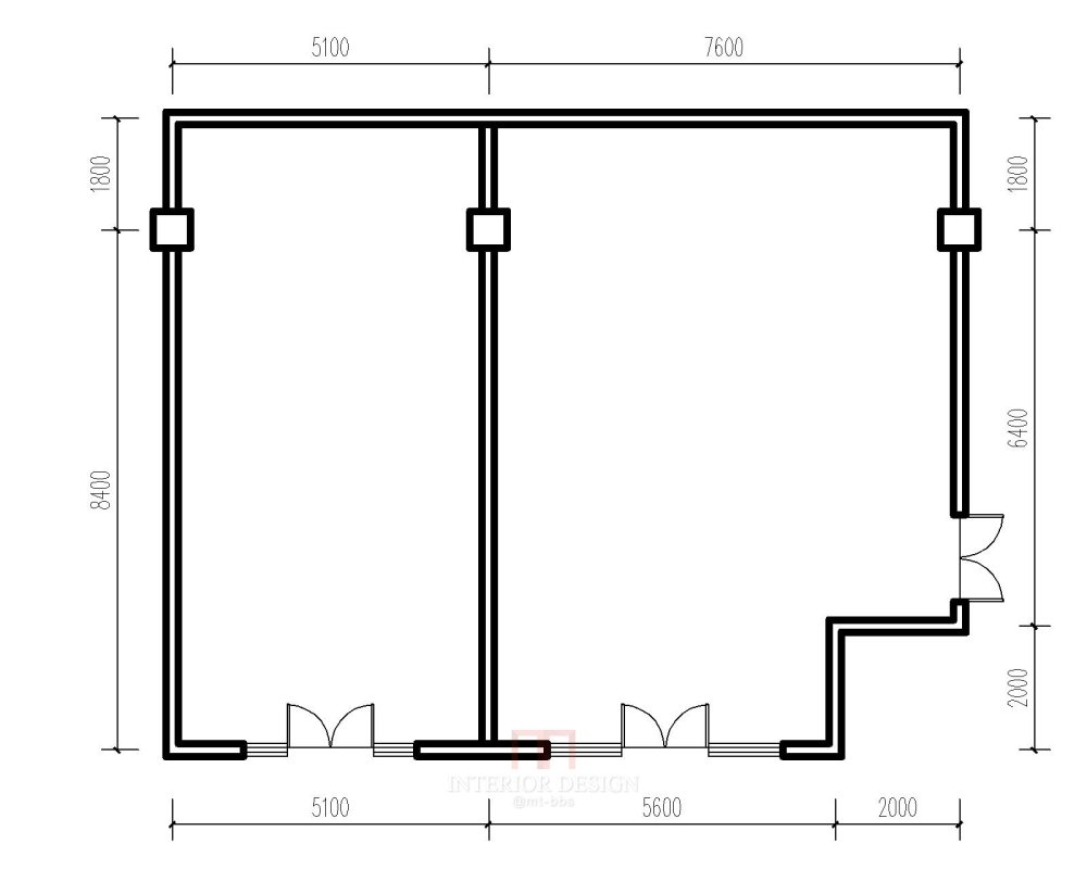 求一设计工作室平面120平米，可以搭一层，悬赏300DB_平面.jpg