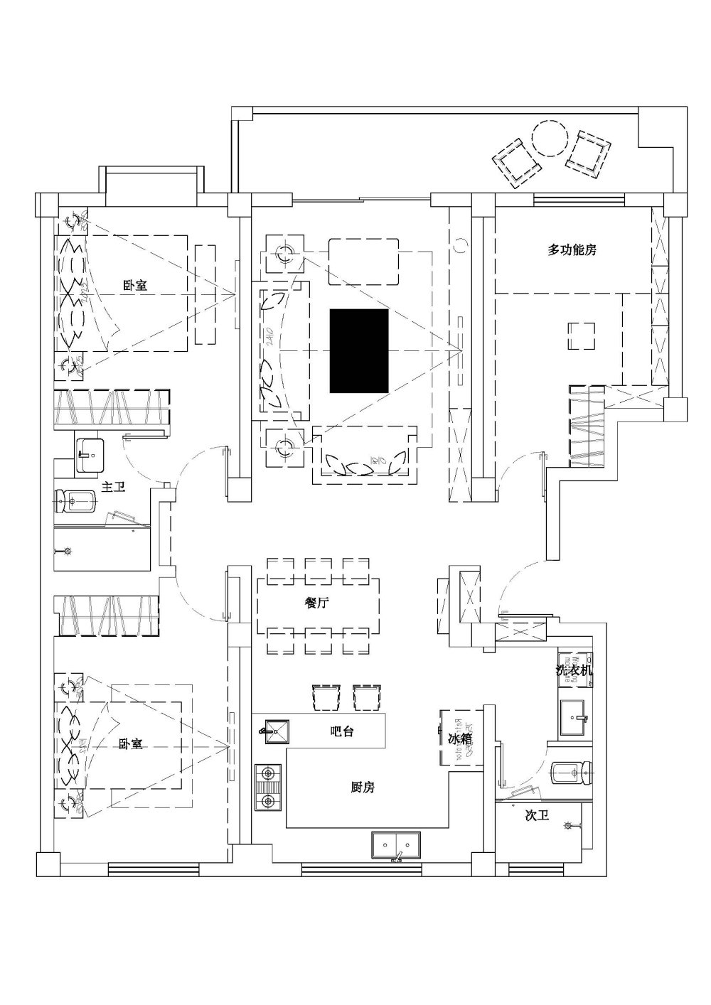 1000DB悬赏户型布局优化_户型练习 Model (1).jpg