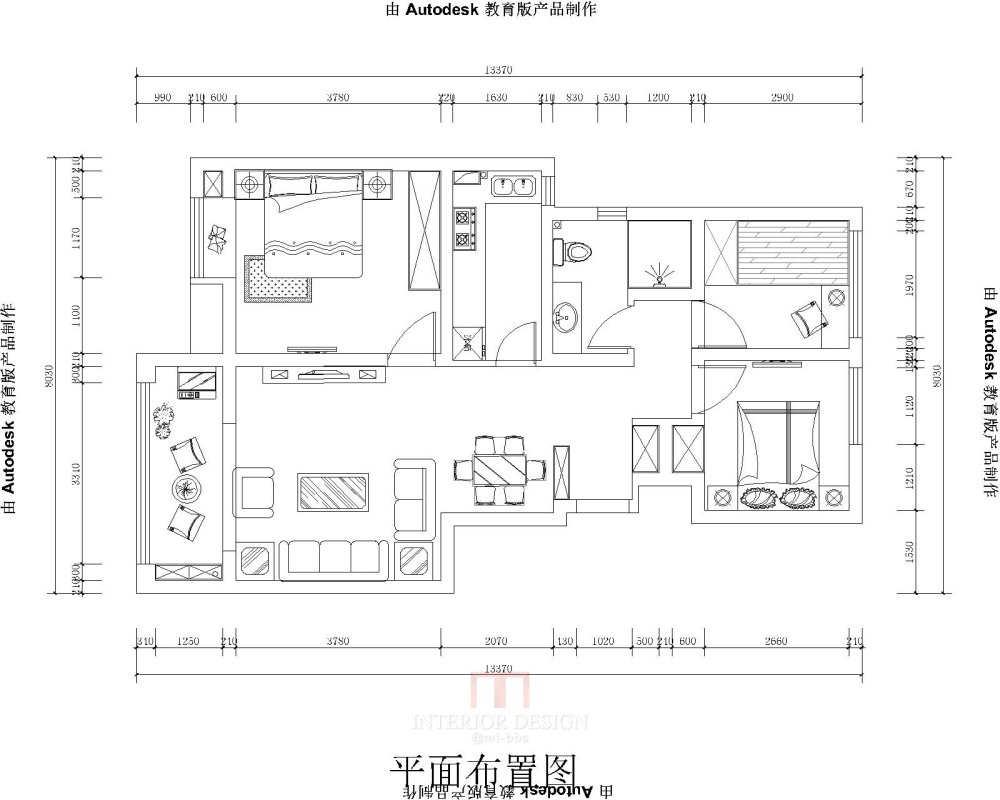 大神帮我看一下我的方案，多多指教_98平面布局