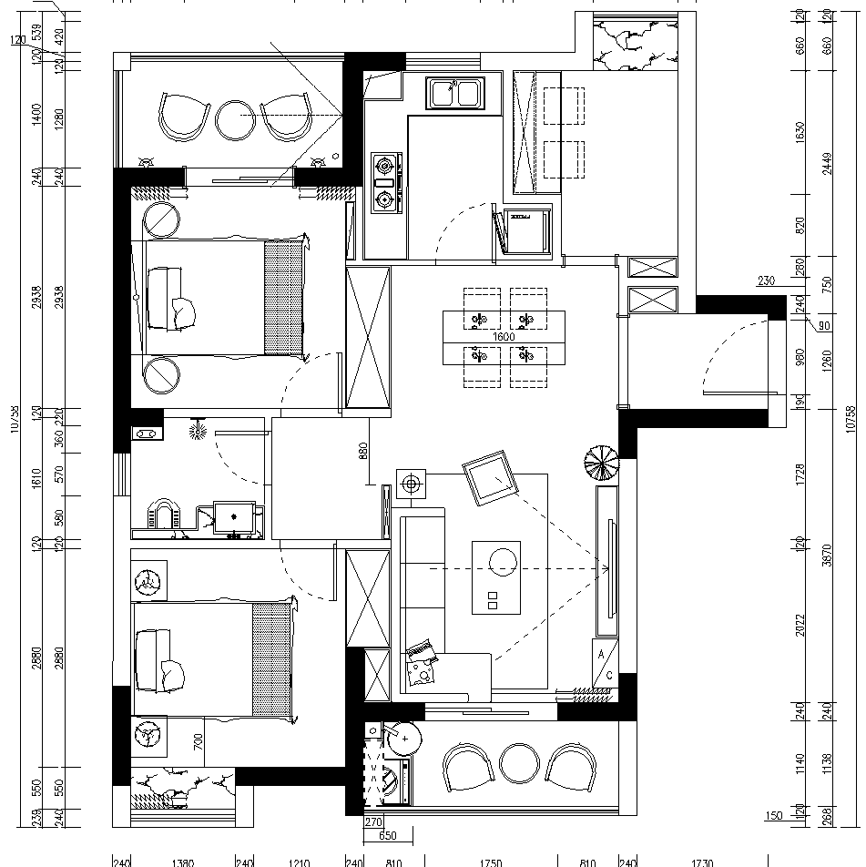 小户型求合理实用方案_方案