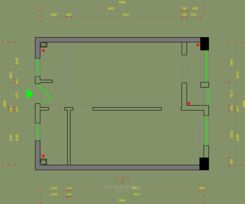 48²小户型——求大神看看这2个方案指点一二，怎么优化合..._原始图.png