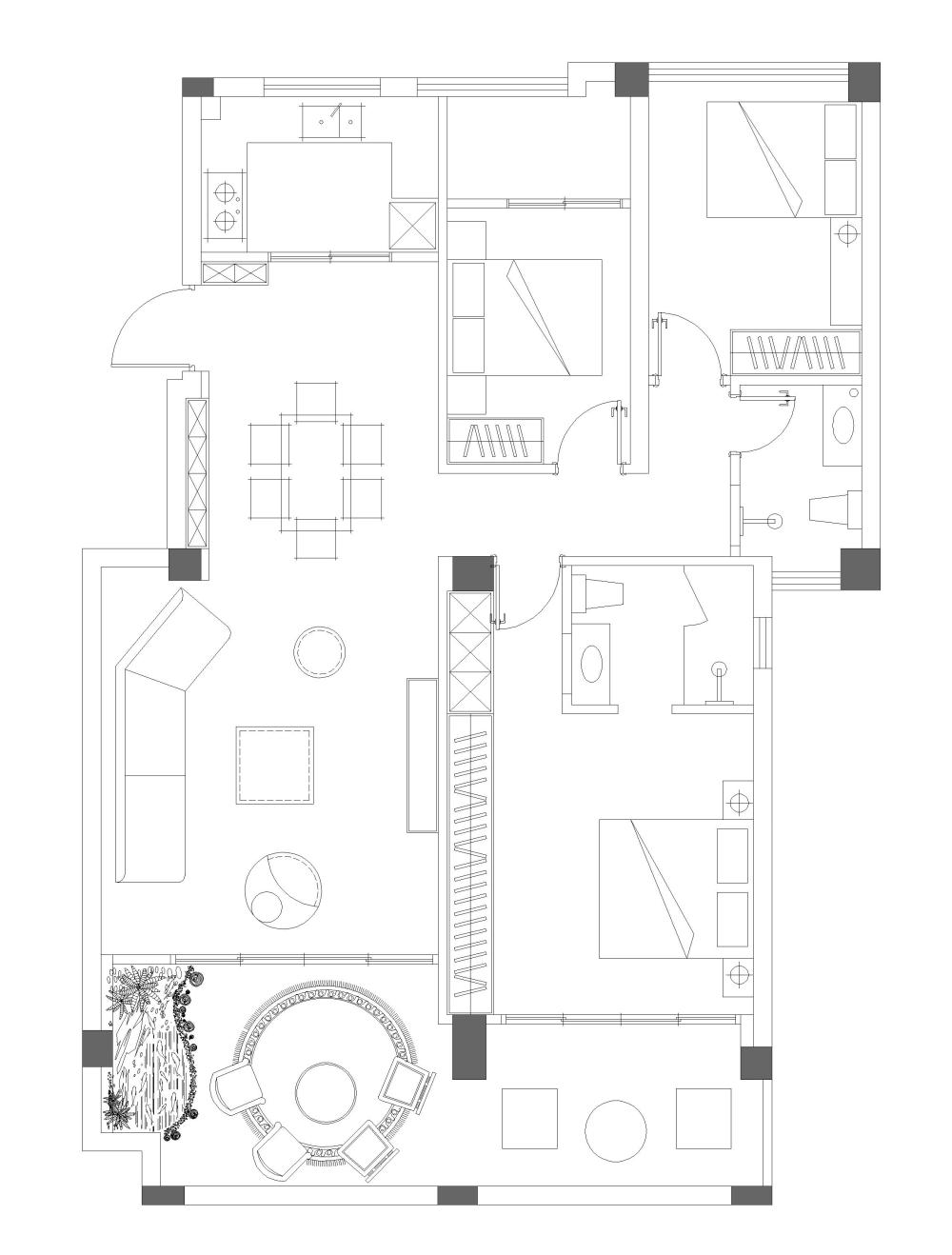 130平米，平层平面求优化_222.jpg