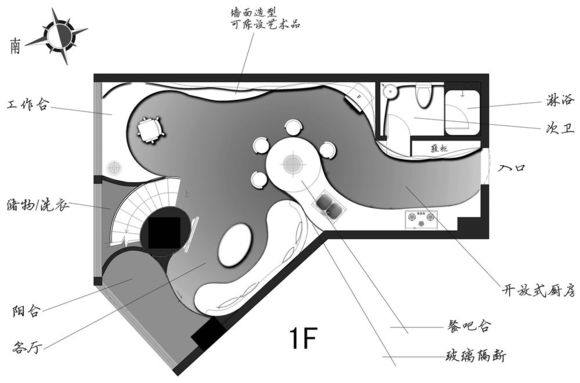 一个 LOFT 户型的15个方案_03.jpg