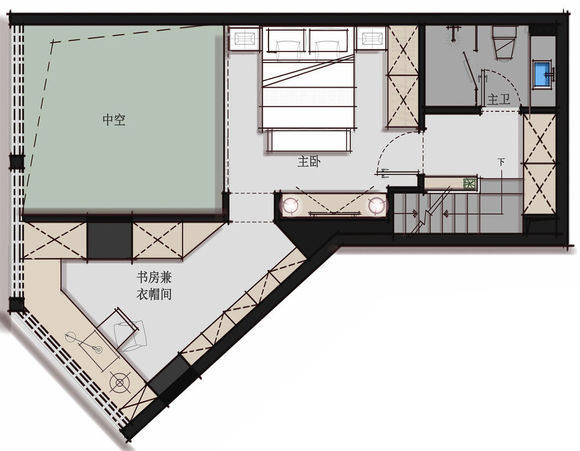 一个 LOFT 户型的15个方案_06.jpg