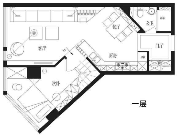 一个 LOFT 户型的15个方案_22.jpg