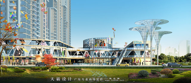 最新组合城市综合体设计效果图欣赏：江西贵州地区项目方案