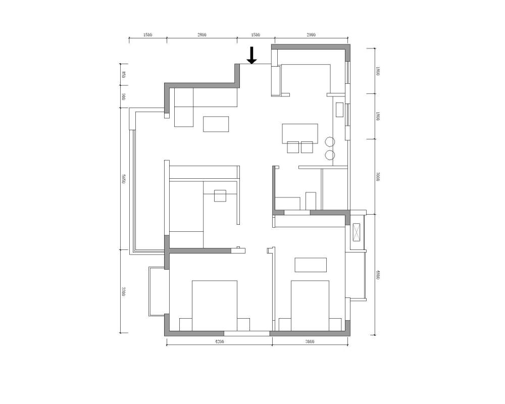 个人住房，求各位大神给个建议，有没有更好方案_Drawing1-Model.jpg