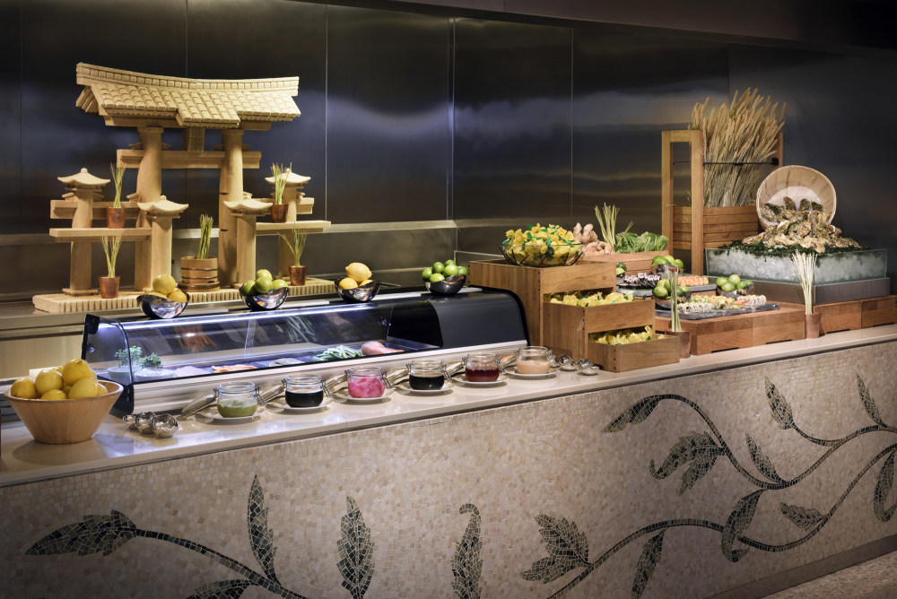 迪拜范思哲宫殿酒店 Palazzo Versace, Dubai, UAE_Restaurants-Giardino_-_Live_cooking_station.JPG