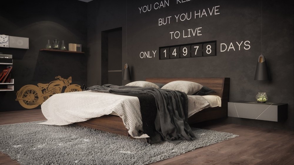 黑色的卧室设计激发起甜美的梦_21.jpg