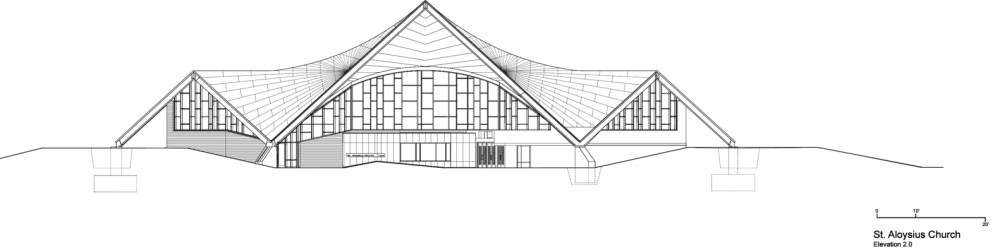 圣伊修教堂 / Erdy McHenry Architecture_ELEVATION_Model-2.jpg