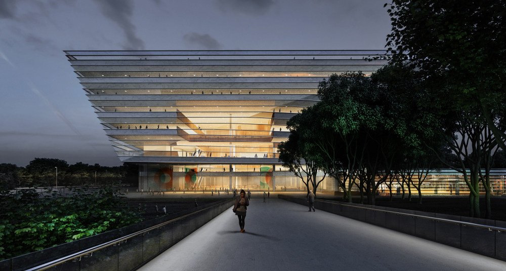 丹麦SHL建筑事务所——上海图书馆东馆_03_SHL_Shanghai_Library_Exterior_Night_Image_by_SHL.jpg