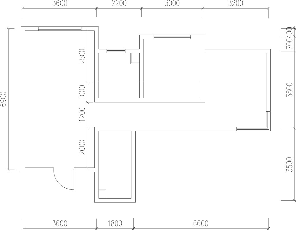 朝北户型 各位大师求指点_79平朝北户型.jpg