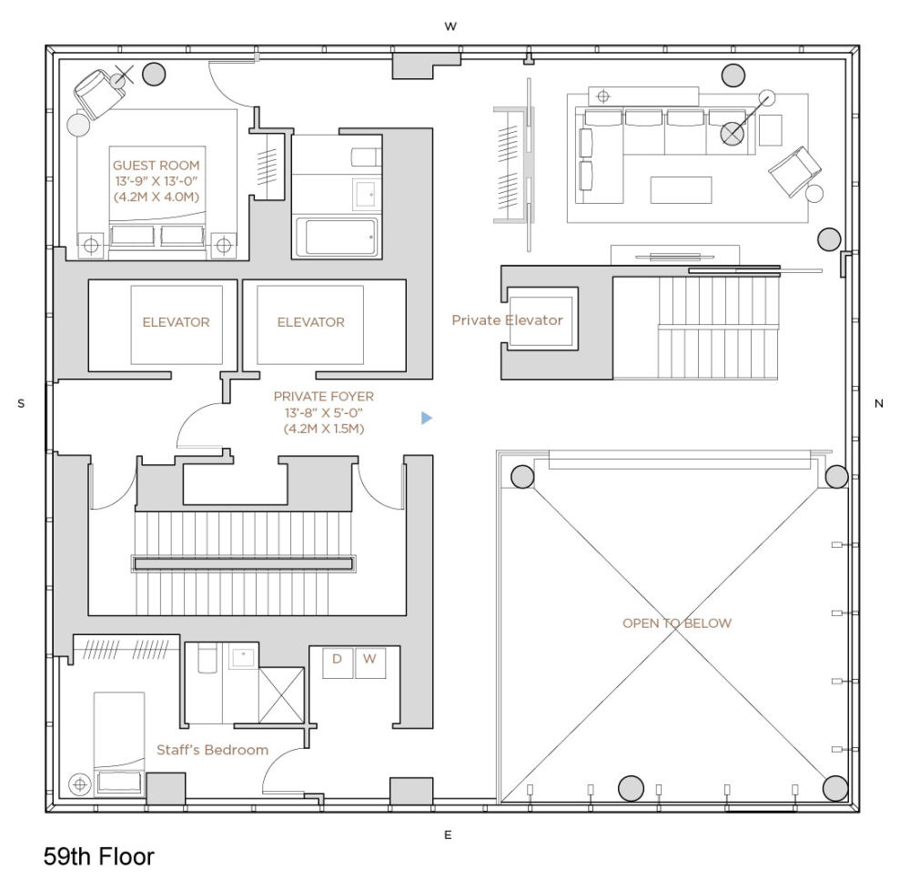 纽约One Madison的顶层4层复式阁楼公寓_Top-Units-Of-New-York-Condo-To-Be-Bought-By-Rupert-Murdoch-15.jpg