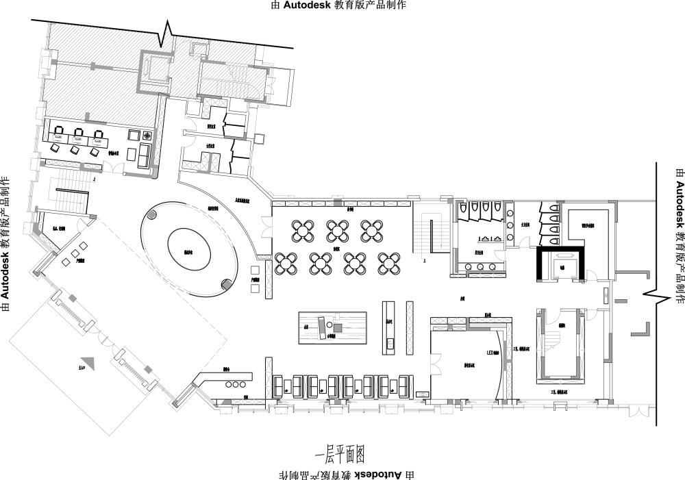 新做的售楼部方案，希望大家给些意见，相互学习_20170103 平面 Model (1).jpg