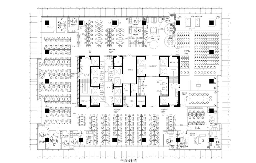 平面方案赏析_办公室平面设计图-Model.jpg