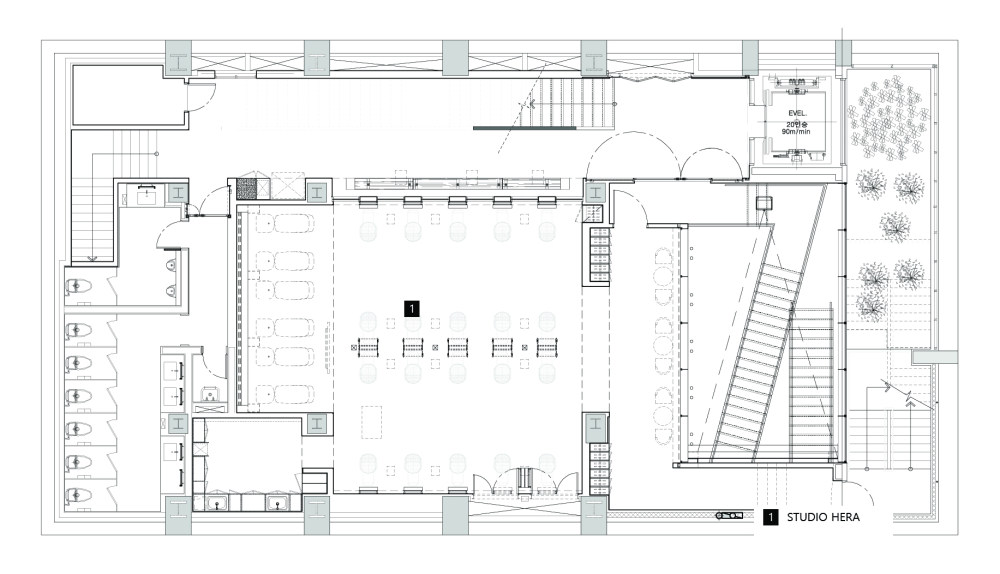 Juno 美发学院 / AI Architects_B1F.jpg