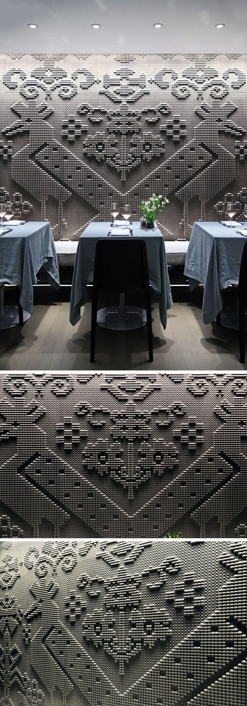 Chiseled Stone Tapestries Cover The Walls Of This Restaurant In London_restaurant-design-stone-wall-tapestry-070217-1039-08.jpg