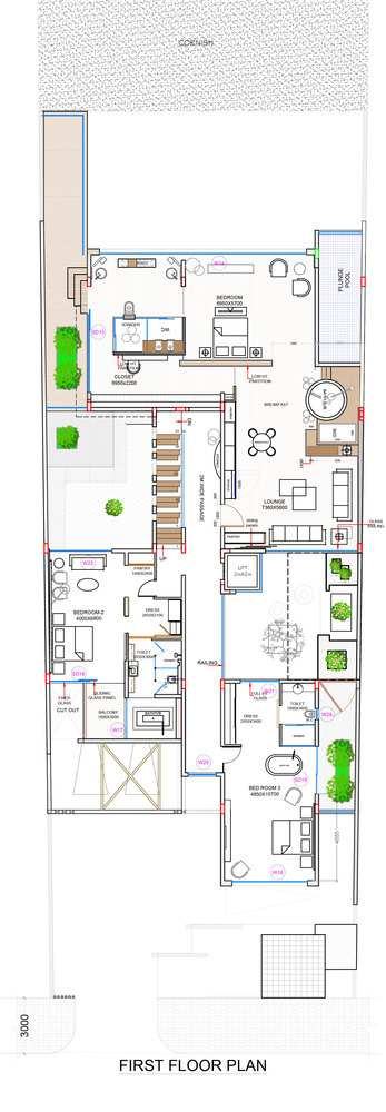 超惊艳现代别墅 AAK 别墅 / MORIQ_first_floor_plan.jpg