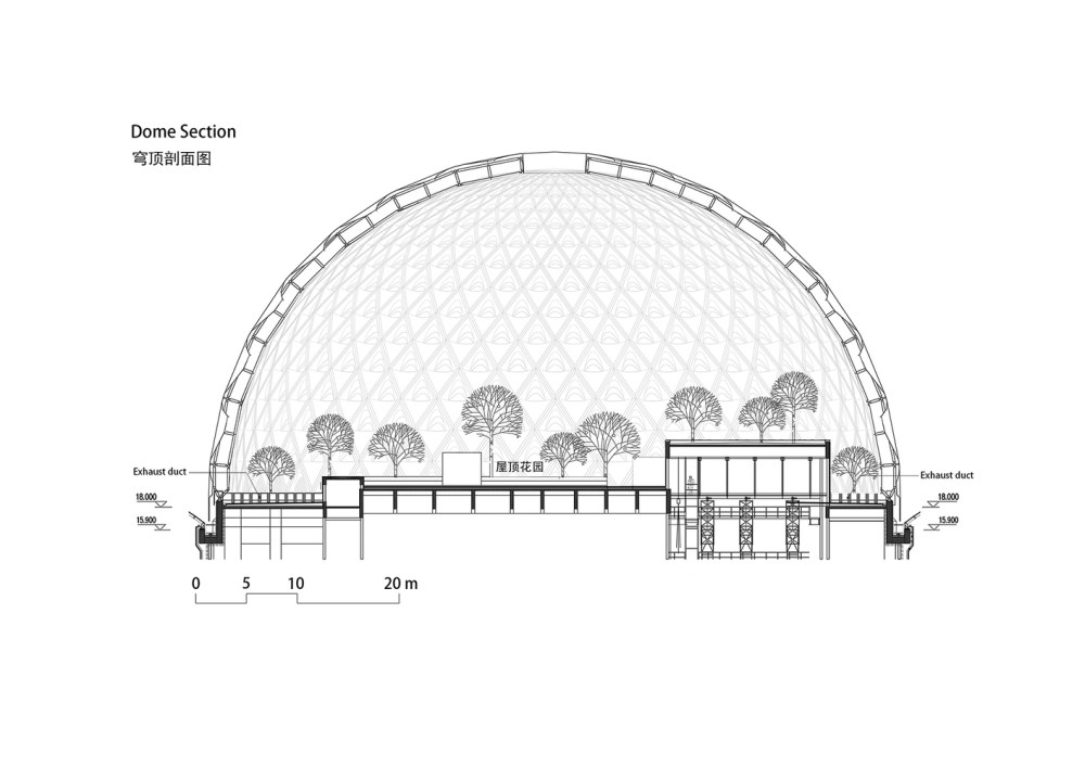 大厂民族宫 / 华南理工大学建筑设计研究院_穹顶剖面.jpg