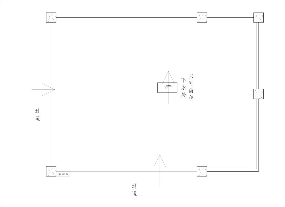 同学创业，我还在做助理 这个三明治店 不太会啊_前面，左边都是过道，链接大门和后面所以希望2个入口