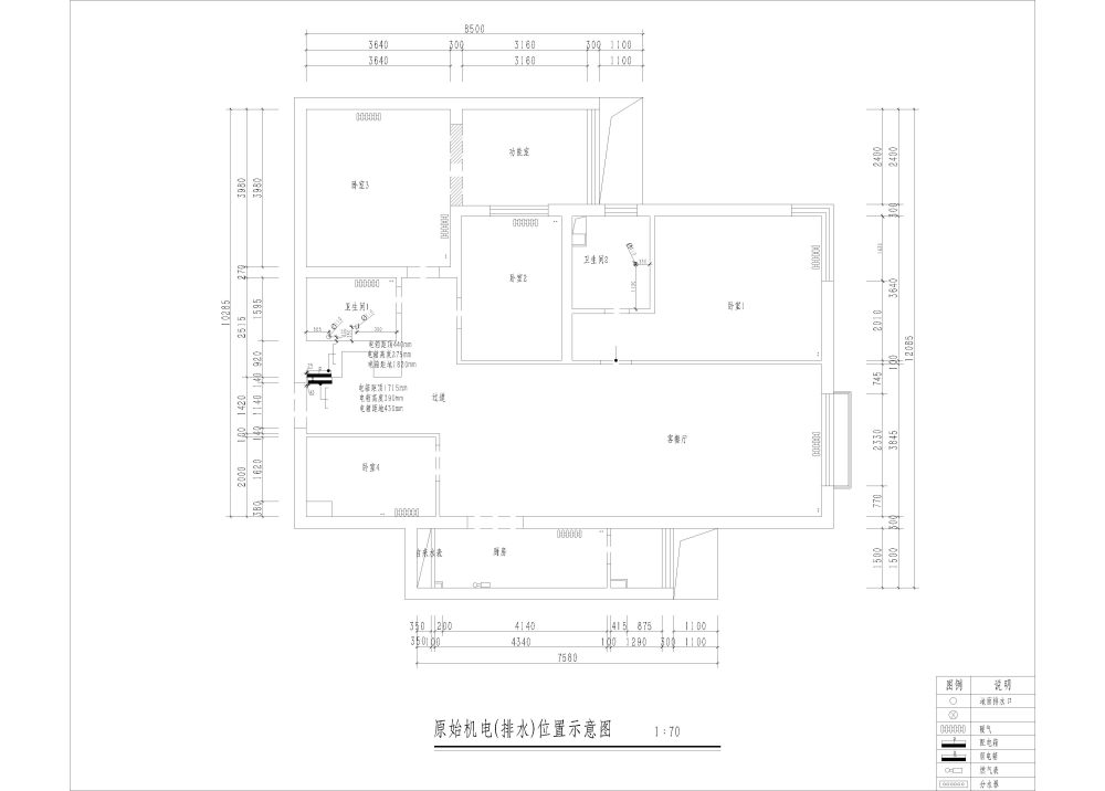 平层160，功能分区不够完善，望各位指点_1Model.jpg