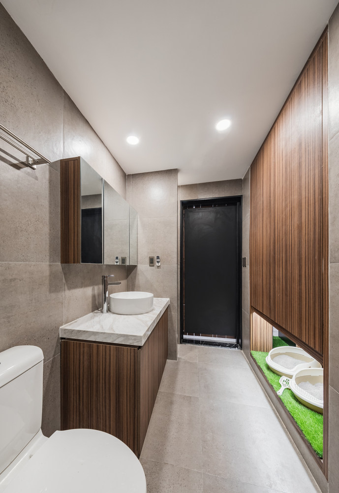 【国外住宅】Apartment in Hanoi  Kây Architecture JSC_hidden_bathroom.jpg