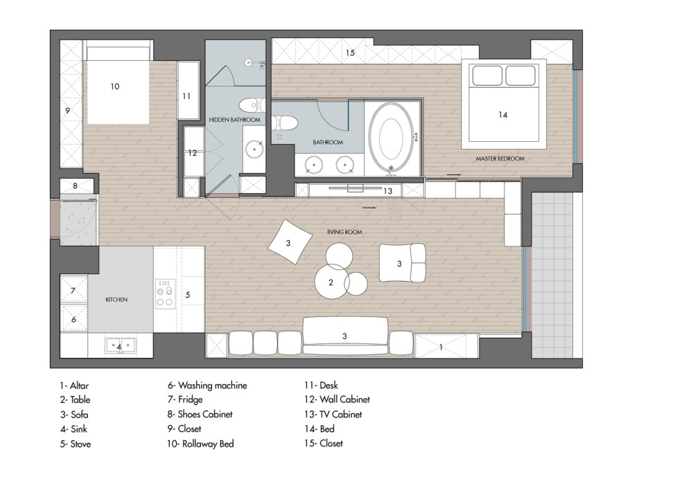 【国外住宅】Apartment in Hanoi  Kây Architecture JSC_Plan.jpg