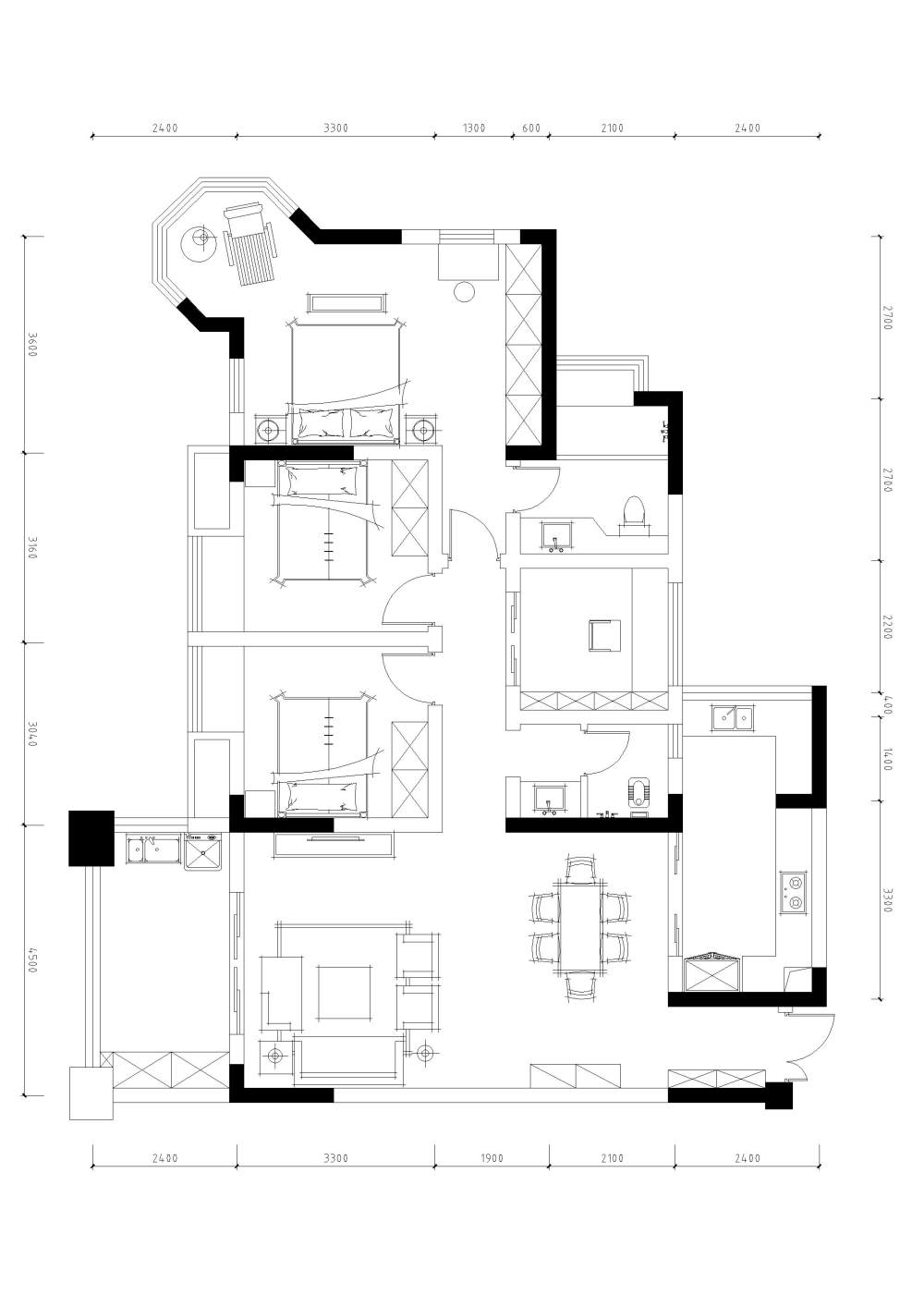 请大神帮忙优化户型！主卧空间很浪费。。_home-Model.jpg