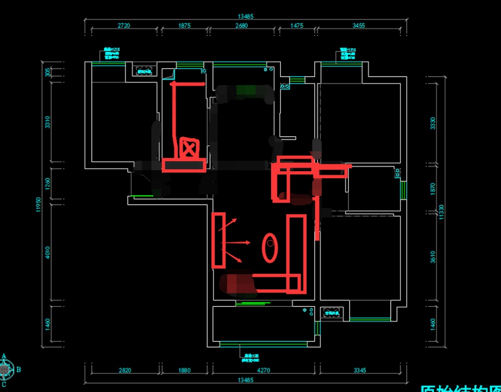 100平三室二厅二卫  要求现代风格  求大师优化一下_9~4SYDH8C]4[VC%ILK[%G)K.png