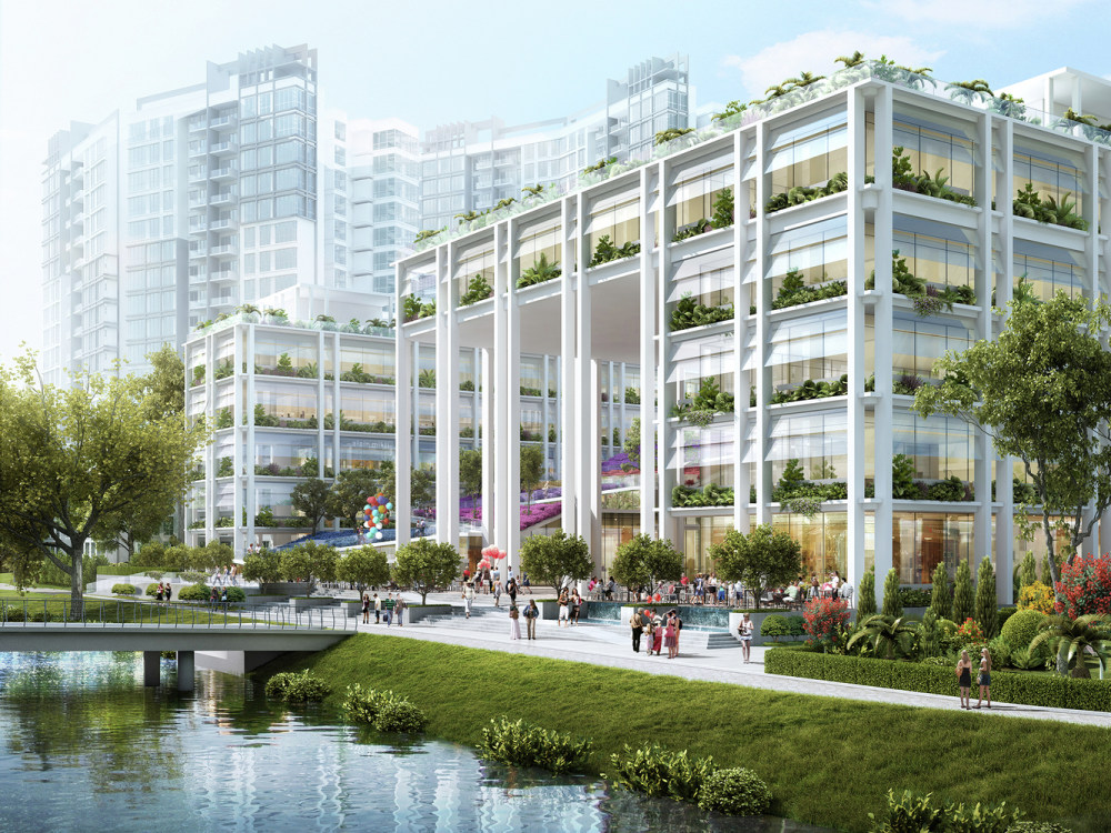 绿洲平台：新加坡社区中心和综合医院大楼_1.jpg