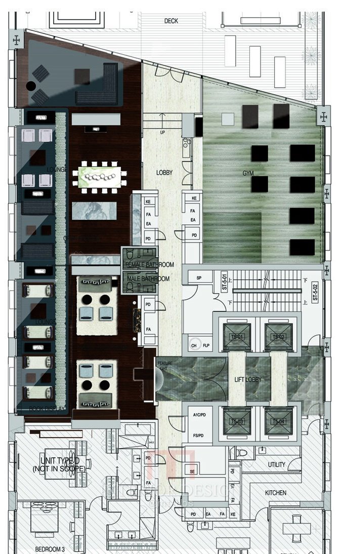 【马蹄首发】CCD彩平图季裕棠彩色立面图资料+教程+PSD文件_05 Club plan coloured.jpg