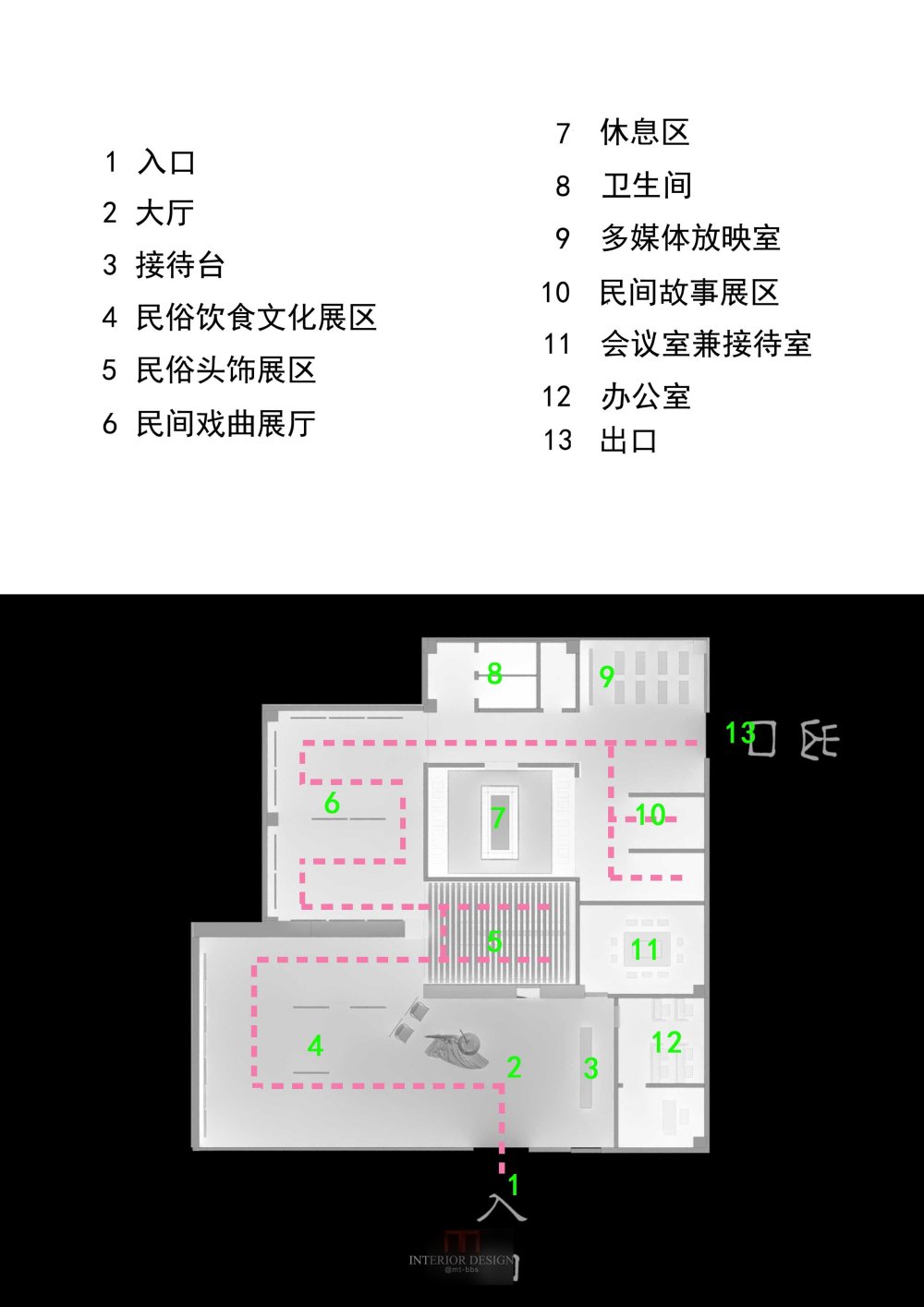 湘西民俗文化展馆方案设计_01平面图.jpg