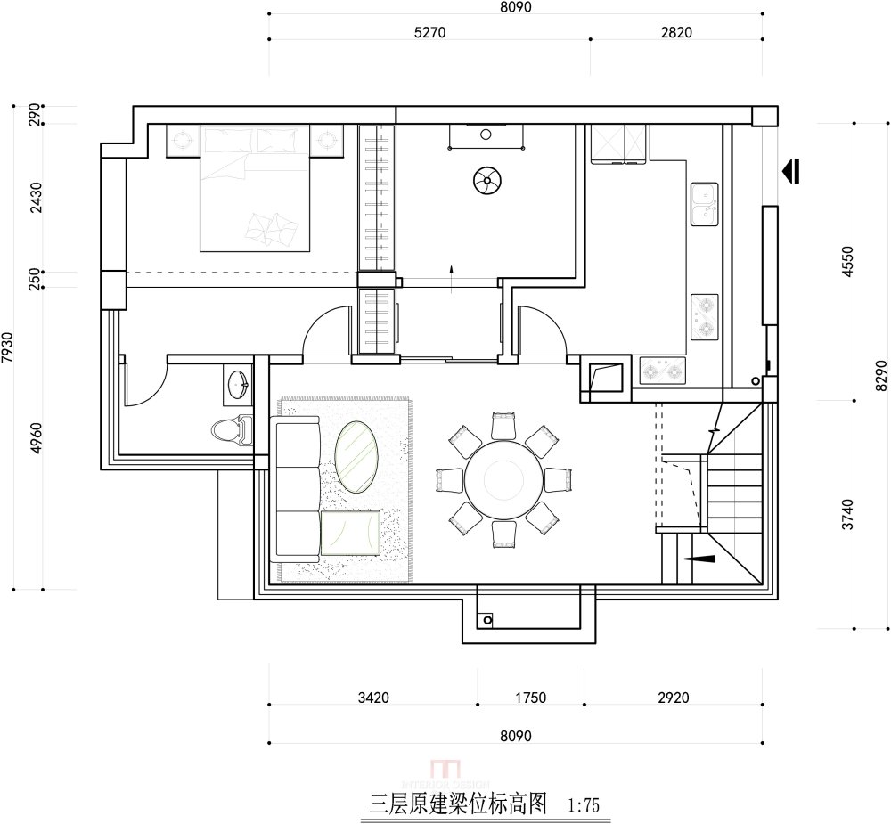 一套小复式求大神看看_三楼是加建上来的