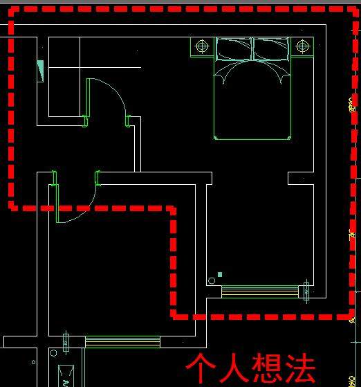 棘手户型 遇到瓶颈了 请大神赐教 感谢！_我的改动