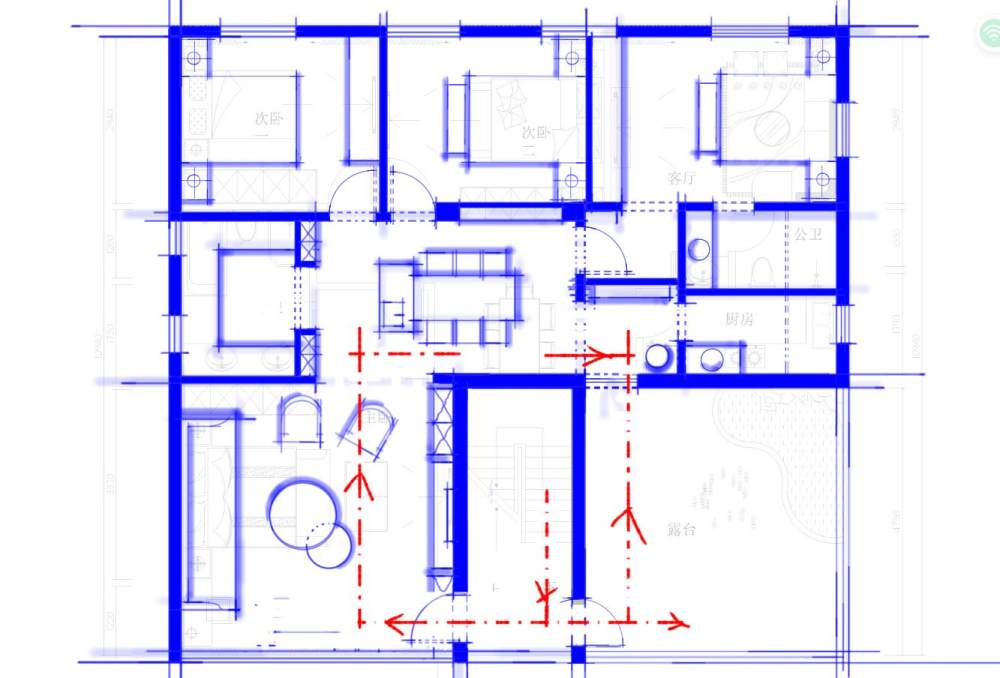 120平方的自建房的平面方案。请大神指点下，含CAD_Image010.jpg