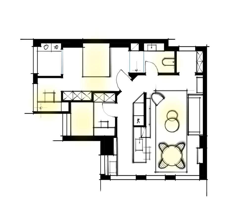 一个2房的公寓，难住我了，希望高手提点建议_4.jpg