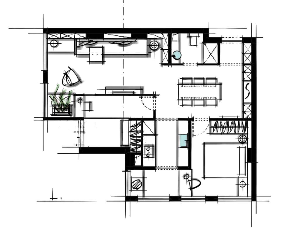 一个2房的公寓，难住我了，希望高手提点建议_110521xtllt365tttuq5tr.jpg