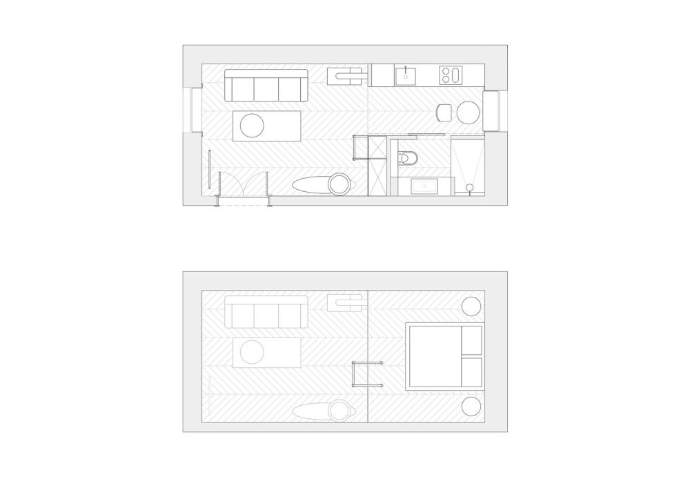 波兰30平米公寓设计SMALL STUDIO APARTMENT: OH MY BOSCH!_7.jpg