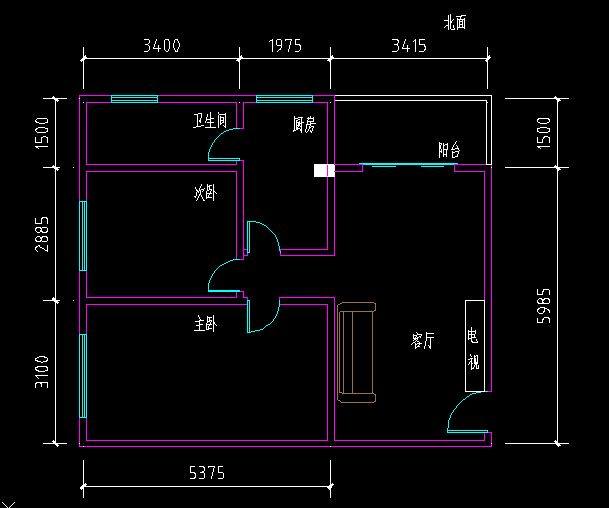 65方户型优化！求建议！求指教！_户型图